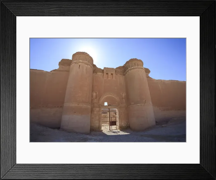 Framed Print : Syria, Central Desert, Qasr al heir al Sharqi ruins (East Wall Palace) Framed Print : Syria, Central Desert, Qasr al heir al Sharqi ruins (East Wall Palace)