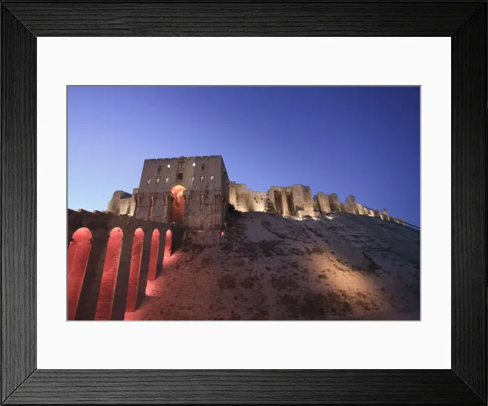 Framed Print : Syria, Aleppo, The Old Town (UNESCO Site), The Citadel Framed Print : Syria, Aleppo, The Old Town (UNESCO Site), The Citadel