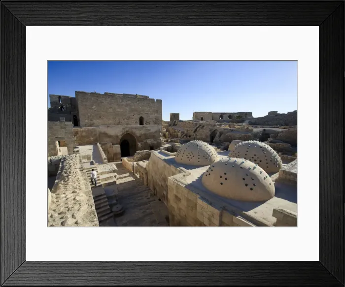 Framed Print : Syria, Aleppo, Old Town (UNESCO Site), The Citadel, hamam roof Framed Print : Syria, Aleppo, Old Town (UNESCO Site), The Citadel, hamam roof