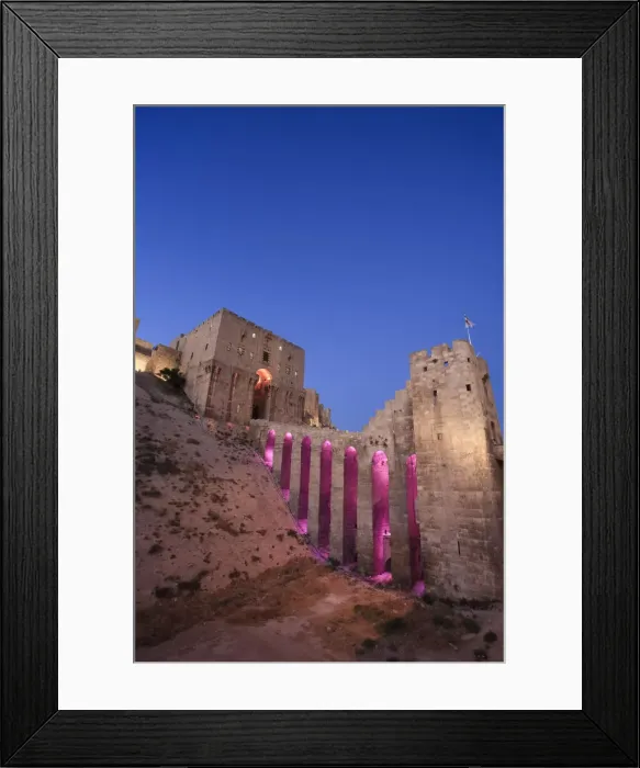 Framed Print : Syria, Aleppo, Old Town (UNESCO Site), The Citadel Framed Print : Syria, Aleppo, Old Town (UNESCO Site), The Citadel