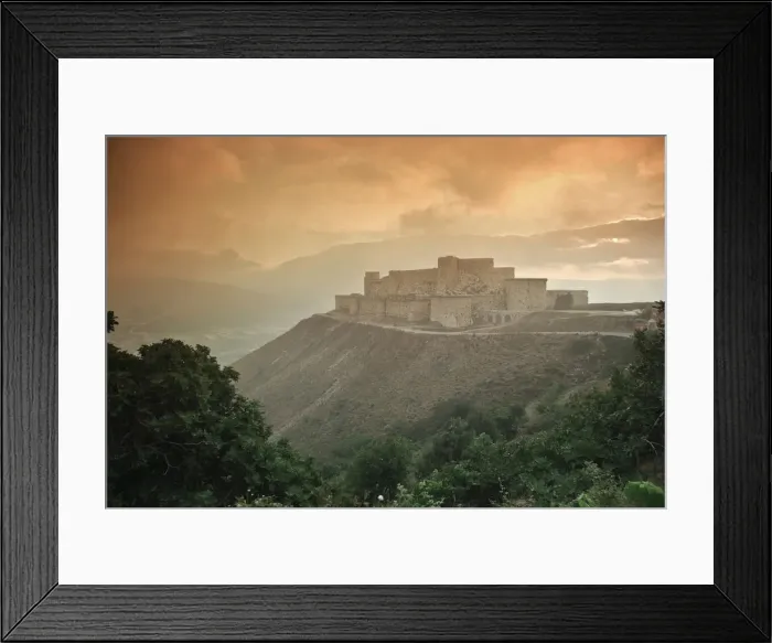 Framed Print : Syria, crusaders castle of Krak Des Chevaliers (Qala at al Hosn), a UNESCO Site Framed Print : Syria, crusaders castle of Krak Des Chevaliers (Qala at al Hosn), a UNESCO Site
