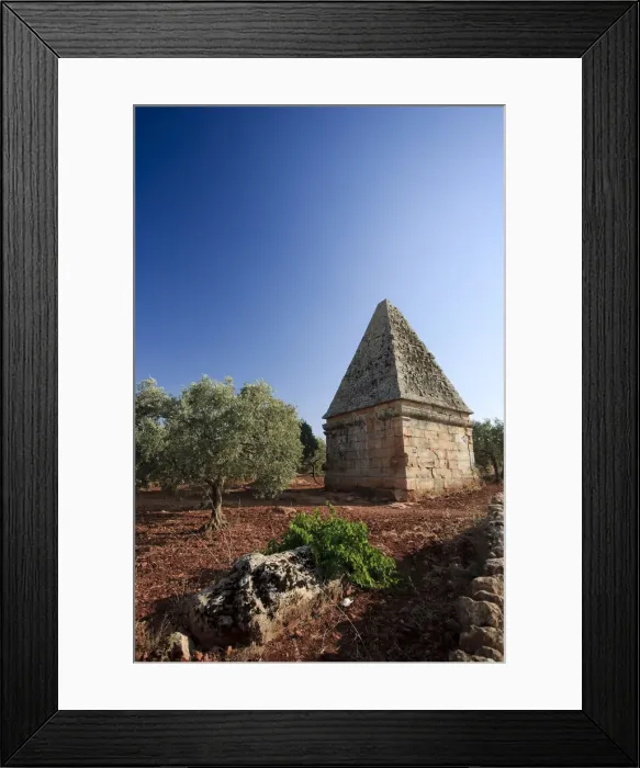 Framed Print : Syria, Al-Zawiya Mountain Region, The Dead Cities, Al Bara, the most extensive of Framed Print : Syria, Al-Zawiya Mountain Region, The Dead Cities, Al Bara, the most extensive of