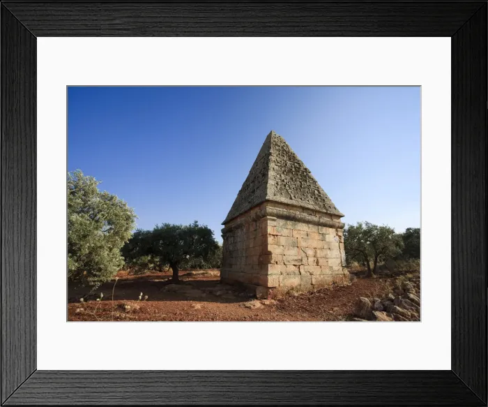 Framed Print : Syria, Al-Zawiya Mountain Region, The Dead Cities, Al Bara, the most extensive of Framed Print : Syria, Al-Zawiya Mountain Region, The Dead Cities, Al Bara, the most extensive of