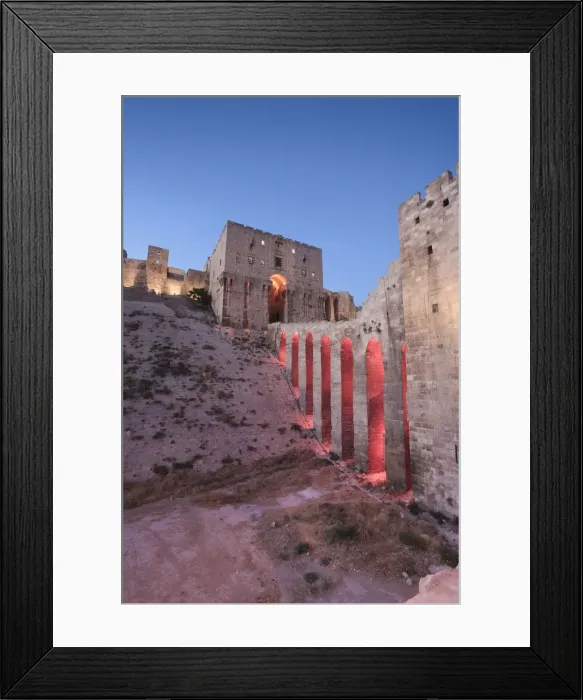Framed Print : Syria, Aleppo, The Old Town (UNESCO Site), The Citadel Framed Print : Syria, Aleppo, The Old Town (UNESCO Site), The Citadel