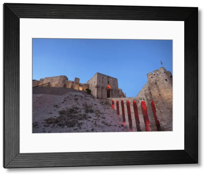 Framed Print : Syria, Aleppo, The Old Town (UNESCO Site), The Citadel Framed Print : Syria, Aleppo, The Old Town (UNESCO Site), The Citadel