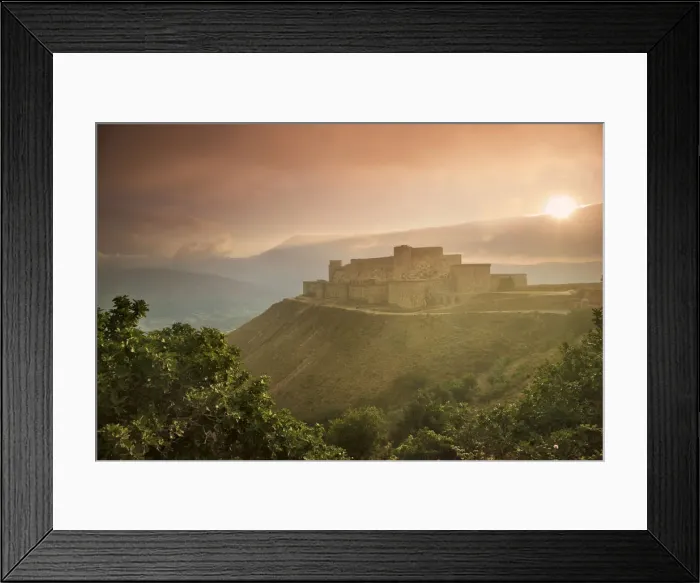 Framed Print : Syria, crusaders castle of Krak Des Chevaliers (Qala at al Hosn), a UNESCO Site Framed Print : Syria, crusaders castle of Krak Des Chevaliers (Qala at al Hosn), a UNESCO Site