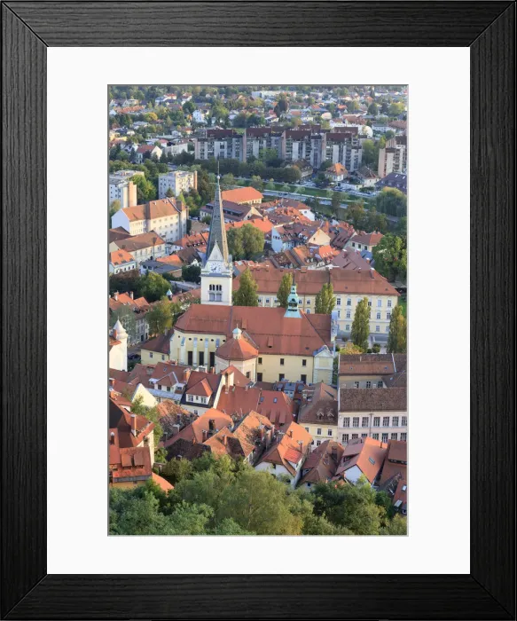 Framed Print : Slovenia, Ljubljiana, Old Town Framed Print : Slovenia, Ljubljiana, Old Town