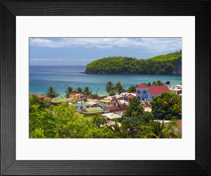 Framed Print : Caribbean, St Lucia, Canaries Framed Print : Caribbean, St Lucia, Canaries
