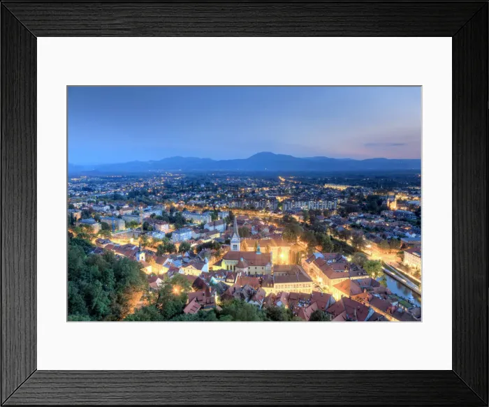 Framed Print : Slovenia, Ljubljiana, Old Town Framed Print : Slovenia, Ljubljiana, Old Town