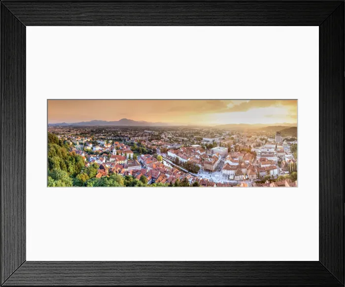 Framed Print : Slovenia, Ljubljiana, Old Town