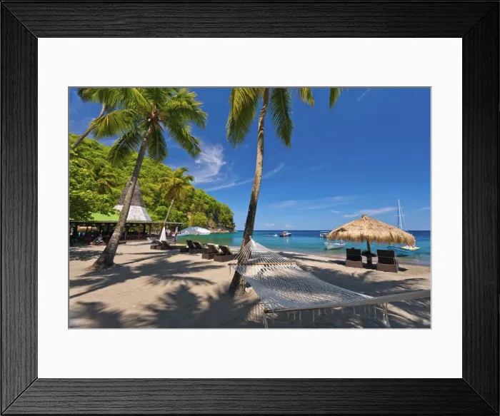 Framed Print : Caribbean, St Lucia, Soufriere, Anse Chastanet, Anse Chastanet Beach Framed Print : Caribbean, St Lucia, Soufriere, Anse Chastanet, Anse Chastanet Beach