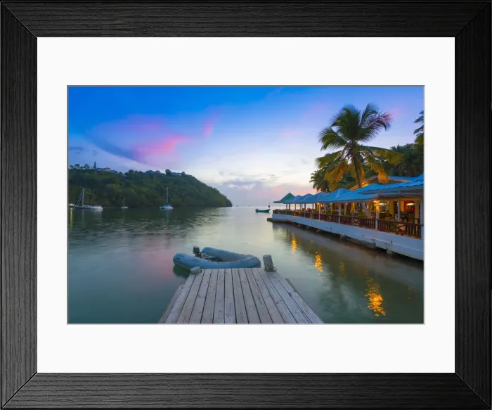 Framed Print : Caribbean, St Lucia, Marigot, Marigot Bay, Marigot Bay Beach Club Hotel Framed Print : Caribbean, St Lucia, Marigot, Marigot Bay, Marigot Bay Beach Club Hotel