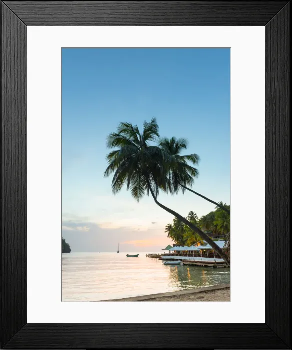 Framed Print : Caribbean, St Lucia, Marigot, Marigot Bay, Marigot Bay Beach Club Hotel, Doolittle s Framed Print : Caribbean, St Lucia, Marigot, Marigot Bay, Marigot Bay Beach Club Hotel, Doolittle s