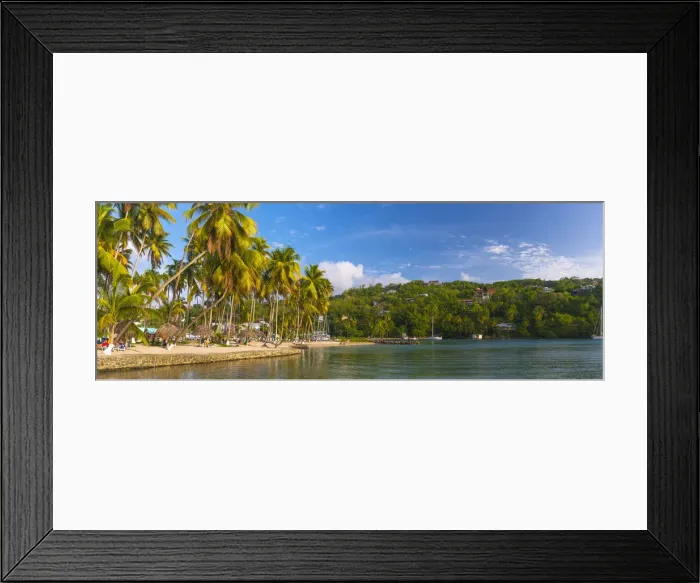 Framed Print : Caribbean, St Lucia, Marigot, Marigot Bay Framed Print : Caribbean, St Lucia, Marigot, Marigot Bay