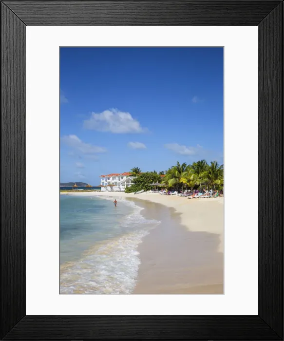 Framed Print : St Vincent and The Grenadines, Union Island, Davids Beach Hotel, Big Sands Framed Print : St Vincent and The Grenadines, Union Island, Davids Beach Hotel, Big Sands