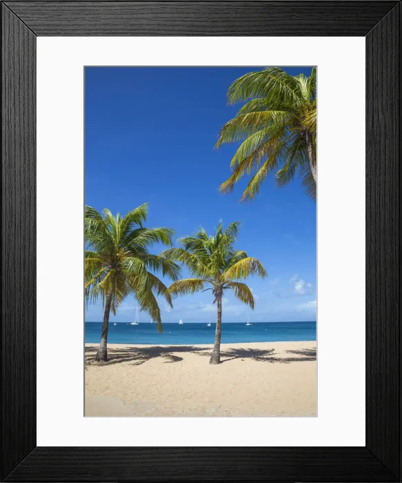 Framed Print : St Vincent and The Grenadines, Mayreau, Saline Bay Framed Print : St Vincent and The Grenadines, Mayreau, Saline Bay
