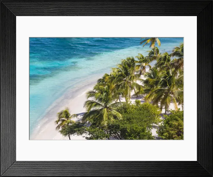 Framed Print : St Vincent and The Grenadines, Tobago Cays, Petit Bateau