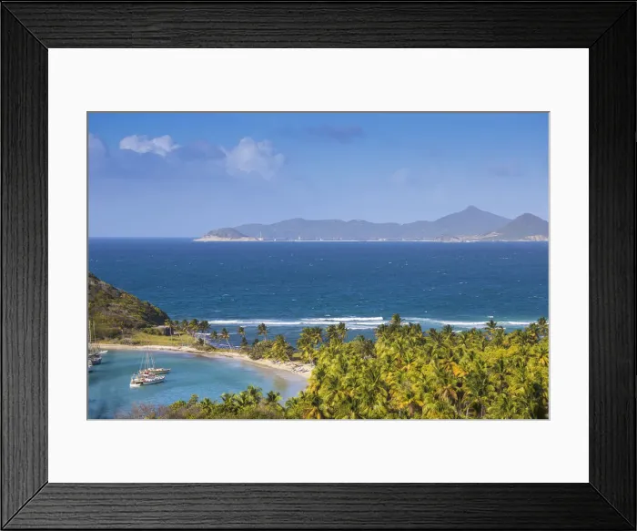 Framed Print : St Vincent and The Grenadines, Mayreau, View of Saltwhistle Bay Framed Print : St Vincent and The Grenadines, Mayreau, View of Saltwhistle Bay