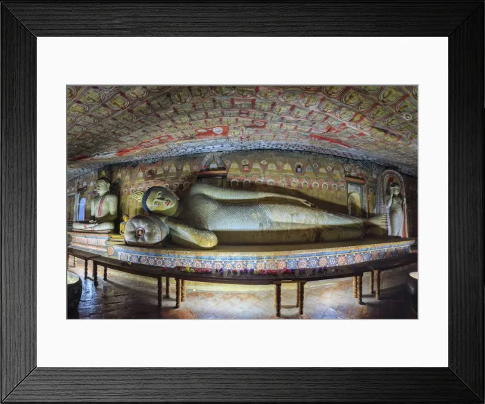 Framed Print : Sri Lanka, Dambulla (Unesco Site), Maharaja Viharaya Cave Temple Framed Print : Sri Lanka, Dambulla (Unesco Site), Maharaja Viharaya Cave Temple