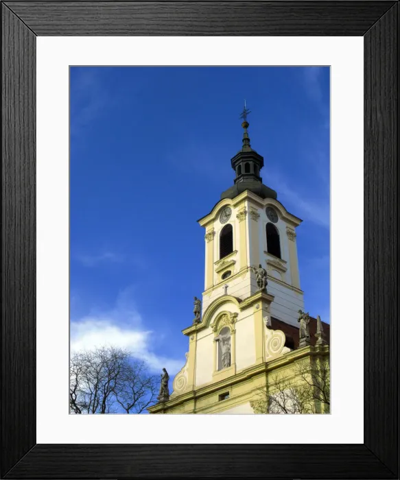 Framed Print : 17thC Church and Monastery of The Brothers of Mercy, Bratislava, Slovakia Framed Print : 17thC Church and Monastery of The Brothers of Mercy, Bratislava, Slovakia