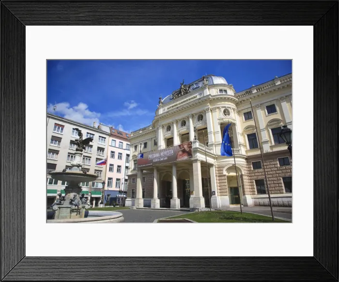 Framed Print : Slovak National Theatre, Bratislava, Slovakia Framed Print : Slovak National Theatre, Bratislava, Slovakia
