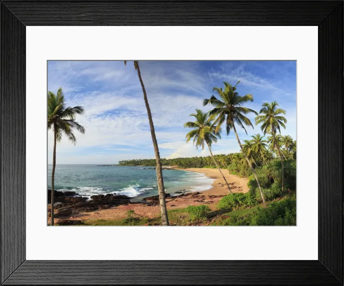 Framed Print : Sri Lanka, South Coast, Tangalla, Goyambokka Beach Framed Print : Sri Lanka, South Coast, Tangalla, Goyambokka Beach
