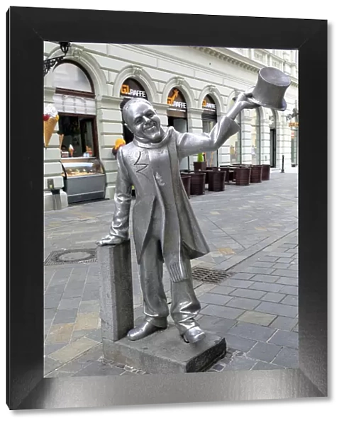 Statue of Cavalier Schoner Naci, Bratislava, Slovakia