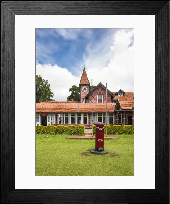 Framed Print : Sri Lanka, Nuwara Eliya, Post Office, one of the oldest buildings in the city - a Framed Print : Sri Lanka, Nuwara Eliya, Post Office, one of the oldest buildings in the city - a