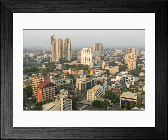 Framed Print : View over Colombo, Sri Lanka Framed Print : View over Colombo, Sri Lanka