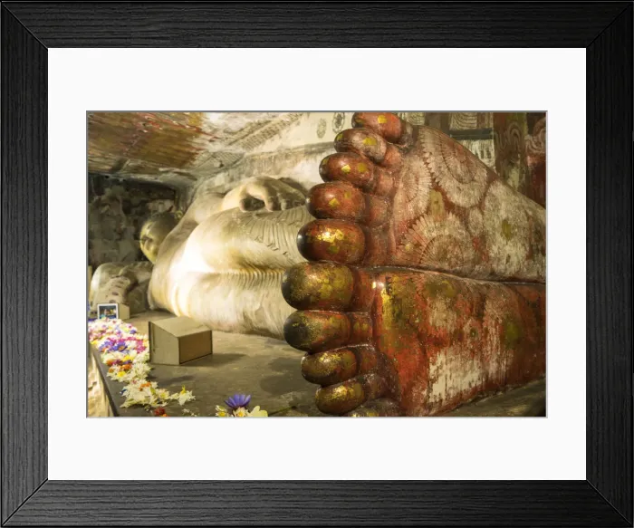 Framed Print : Reclining Buddha statue in Cave 2 of the Cave Temples, UNESCO World Heritage Site Framed Print : Reclining Buddha statue in Cave 2 of the Cave Temples, UNESCO World Heritage Site