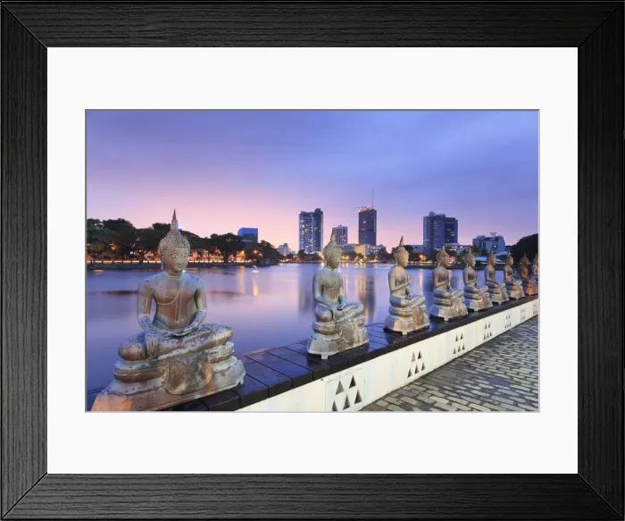 Framed Print : Sri Lanka, Colombo, Beira Lake, Seema Malaka Buddhist Temple Framed Print : Sri Lanka, Colombo, Beira Lake, Seema Malaka Buddhist Temple