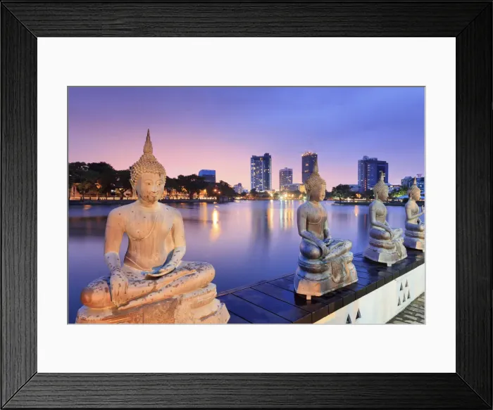 Framed Print : Sri Lanka, Colombo, Beira Lake, Seema Malaka Buddhist Temple Framed Print : Sri Lanka, Colombo, Beira Lake, Seema Malaka Buddhist Temple