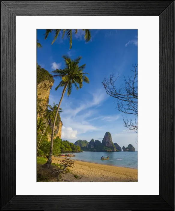 Framed Print : Tonsai Bay, Railay Peninsula, Krabi Province, Thailand Framed Print : Tonsai Bay, Railay Peninsula, Krabi Province, Thailand