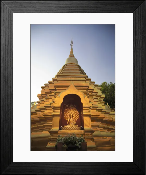Framed Print : Thailand, Chiang Mai, Wat Phan On Framed Print : Thailand, Chiang Mai, Wat Phan On