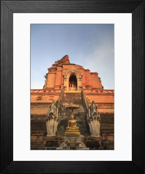 Framed Print : Thailand, Chiang Mai, Wat Chedi Luang Framed Print : Thailand, Chiang Mai, Wat Chedi Luang