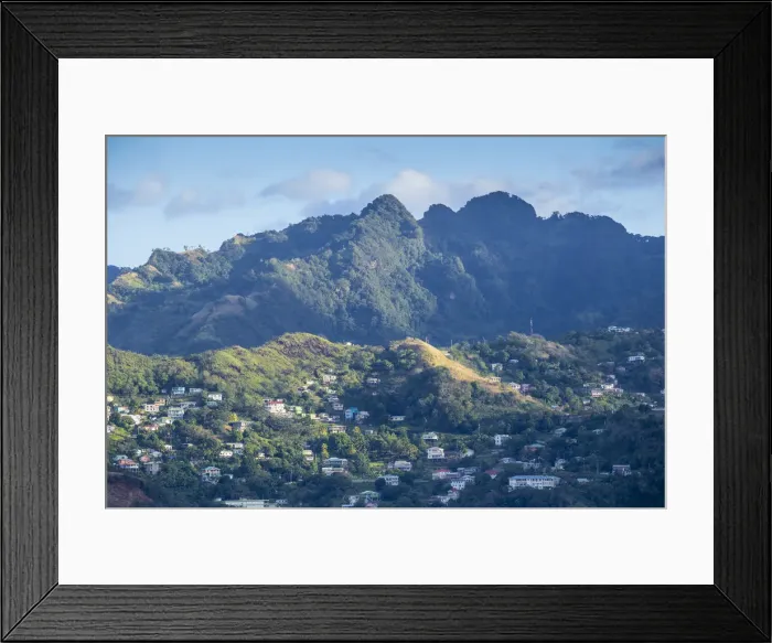 Framed Print : St Vincent and The Grenadines, St Vincent, View of Kingstown Framed Print : St Vincent and The Grenadines, St Vincent, View of Kingstown