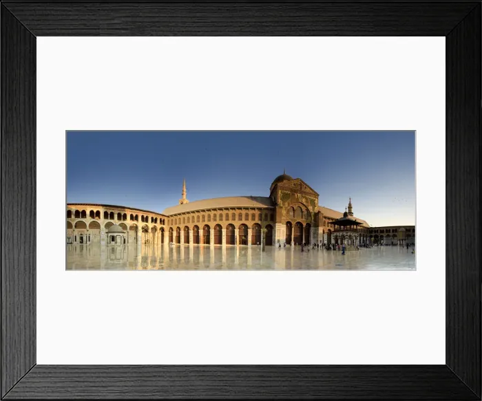 Framed Print : Syria, Damascus, Old, Town, Umayyad Mosque, main courtyard Framed Print : Syria, Damascus, Old, Town, Umayyad Mosque, main courtyard
