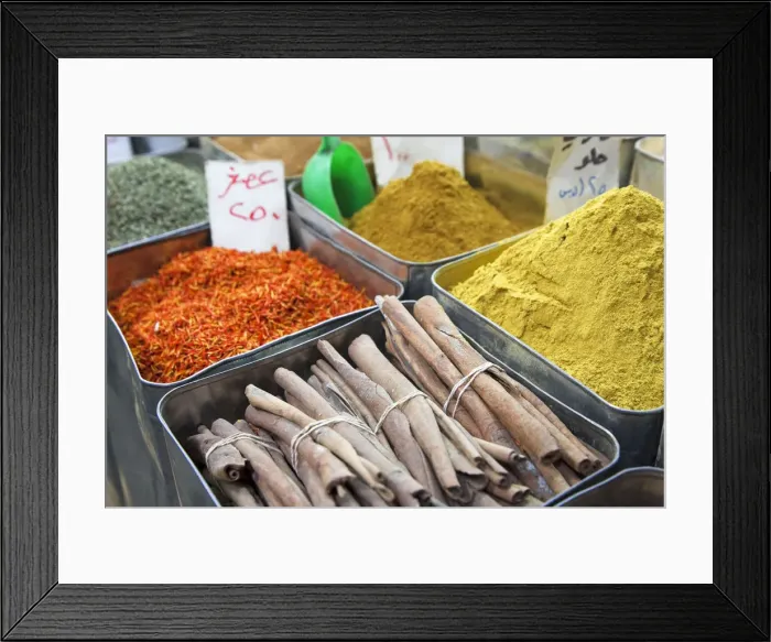 Framed Print : Syria, Damascus, Old, Town, Spice Souq Framed Print : Syria, Damascus, Old, Town, Spice Souq