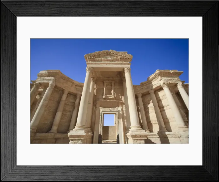 Framed Print : Syria, Palmyra ruins (UNESCO Site), Theatre Framed Print : Syria, Palmyra ruins (UNESCO Site), Theatre