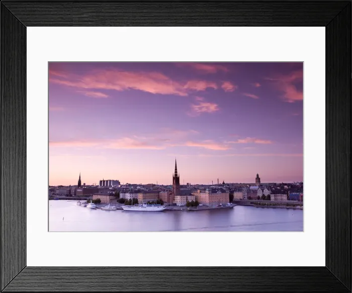 Framed Print : Riddarholmen & Gamla Stan at Dusk, Stockholm, Sweden Framed Print : Riddarholmen & Gamla Stan at Dusk, Stockholm, Sweden