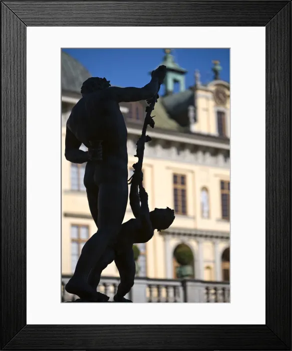Framed Print : Statue Detail, Royal Palace, Drottningholm, Stockholm, Sweden Framed Print : Statue Detail, Royal Palace, Drottningholm, Stockholm, Sweden