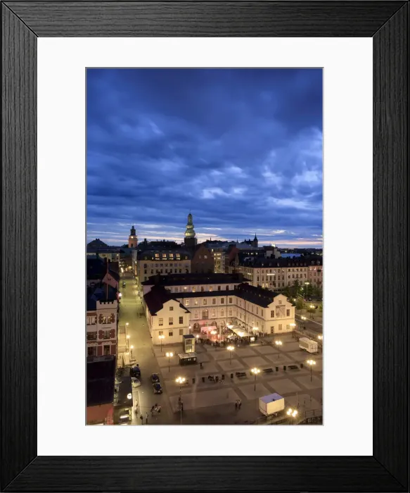 Framed Print : Gamla Stan from top of KatarinaHissen, Stockholm, Sweden Framed Print : Gamla Stan from top of KatarinaHissen, Stockholm, Sweden