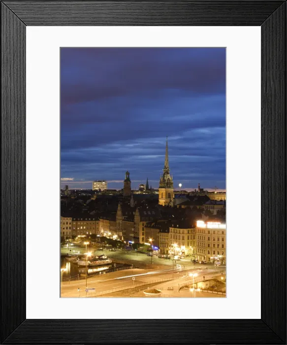 Framed Print : Gamla Stan vieweded from top of KatarinaHissen, Stockholm, Sweden Framed Print : Gamla Stan vieweded from top of KatarinaHissen, Stockholm, Sweden