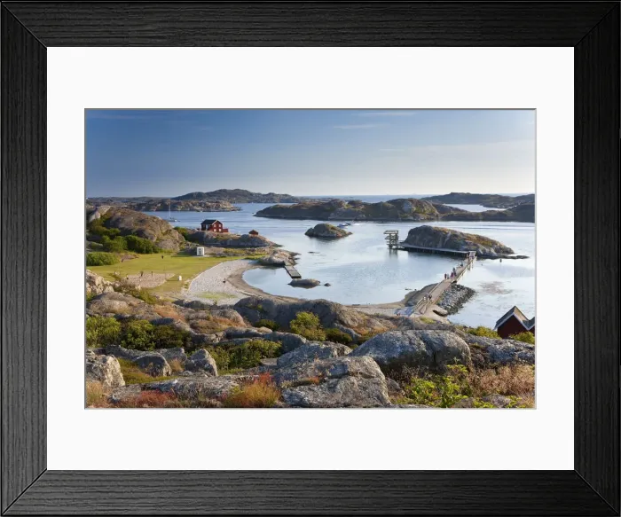 Framed Print : Bathing in sea, Skarhamn on island of Tjorn, Bohuslan, on West Coast of Sweden Framed Print : Bathing in sea, Skarhamn on island of Tjorn, Bohuslan, on West Coast of Sweden