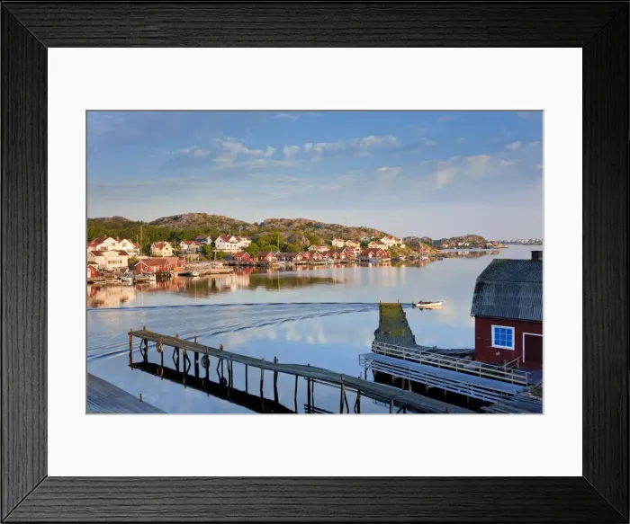 Framed Print : Village of Ronnang Bohuslan Sweden Framed Print : Village of Ronnang Bohuslan Sweden