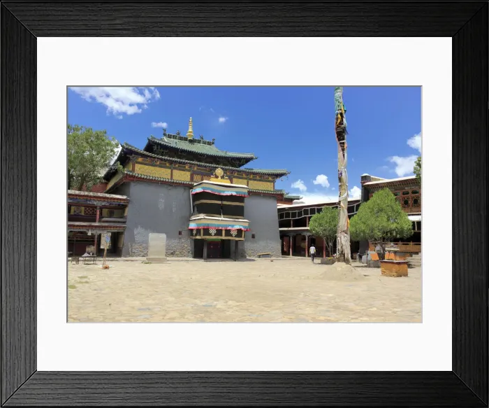 Framed Print : Shalu Monastery, Shigatse, Tibet, China Framed Print : Shalu Monastery, Shigatse, Tibet, China