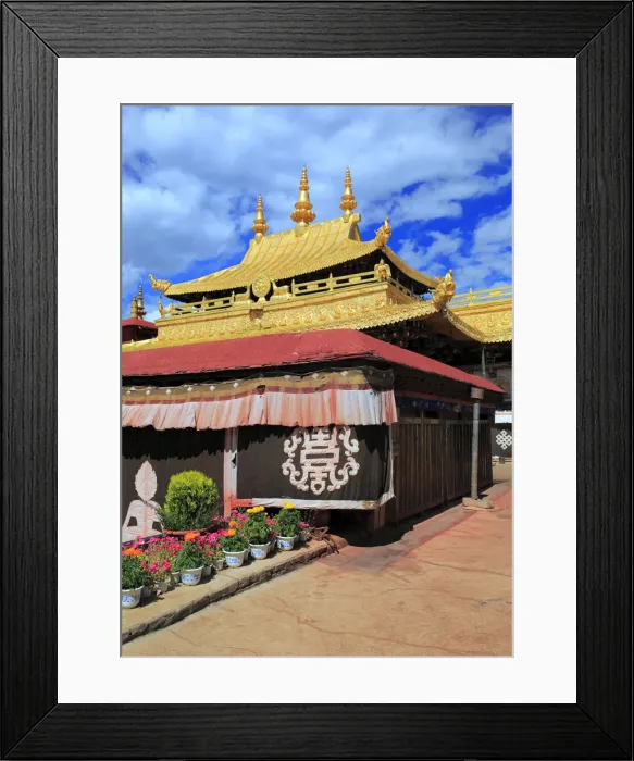 Framed Print : Jokhang temple, Lhasa, Tibet, China Framed Print : Jokhang temple, Lhasa, Tibet, China