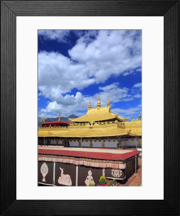 Framed Print : Jokhang temple, Lhasa, Tibet, China Framed Print : Jokhang temple, Lhasa, Tibet, China
