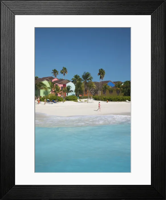 Framed Print : Beach Grace Bay, Providenciales, Turks and Caicos Framed Print : Beach Grace Bay, Providenciales, Turks and Caicos