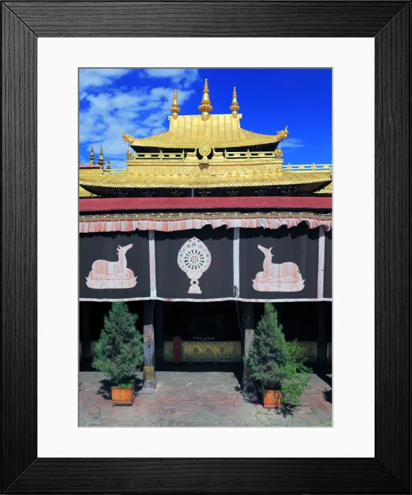 Framed Print : Jokhang temple, Lhasa, Tibet, China Framed Print : Jokhang temple, Lhasa, Tibet, China
